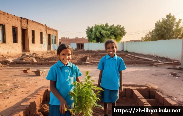 리비아에서 촬영된 다큐멘터리 및 영화 - **Prompt 1: Resilience in Reconstruction**
    A wide-angle shot capturing the vibrant spirit of a p...